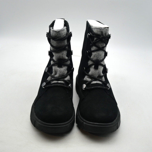 NEW Sorel Explorer III Joan Women's 9 WP Insulated  Boots Black Grey - Picture 8 of 10
